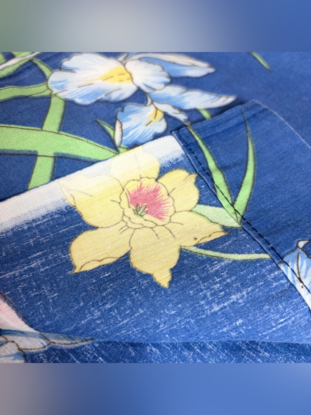 80s Cannon Spring Floral Full Sheet Set - Picture 4 of 6